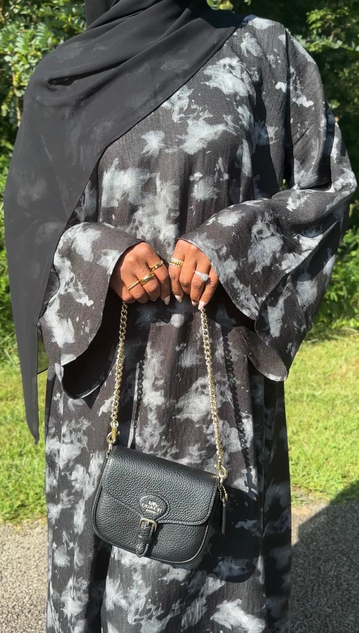FLORA BLACK ABAYA
