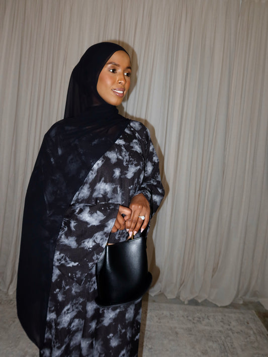 FLORA BLACK ABAYA