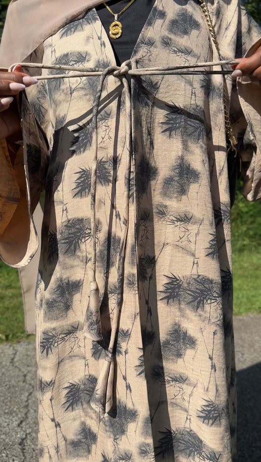 WIDE ARM TIE ABAYA