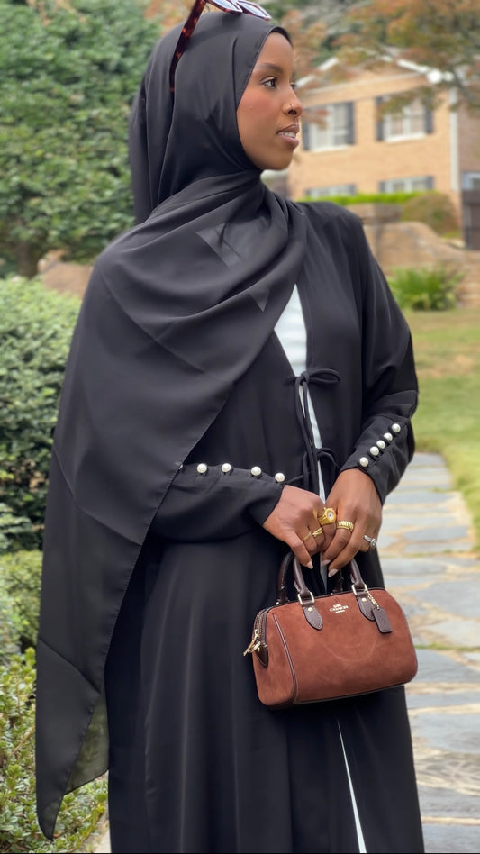 PEARL TIE ABAYA